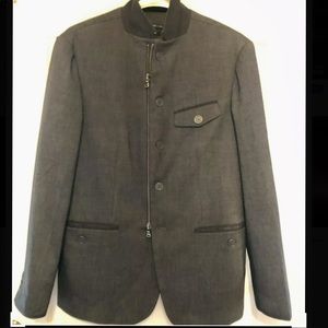 John Varvatos zip/button jacket